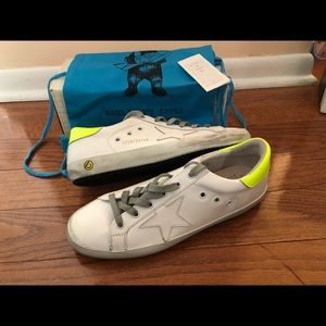 GOLDEN GOOSE SUPERSTAR WHITE SNEAKERS